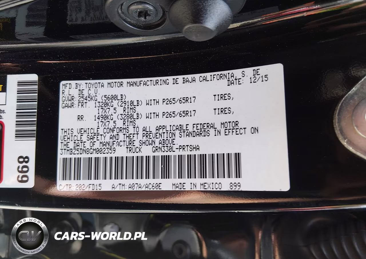 2016 Toyota Tacoma Trd Sport VIN:3TMBZ5DN8GM002359 - 9