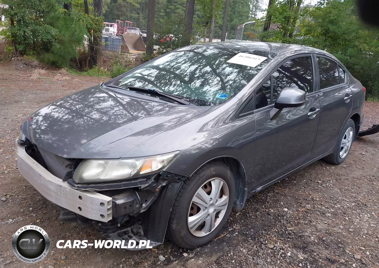 2013 Honda Civic Lx VIN:2HGFB2F51DH580204 - 2