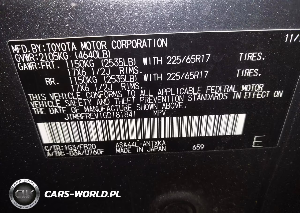 2016 Toyota Rav4 Le VIN:JTMBFREV1GD181841 - 9