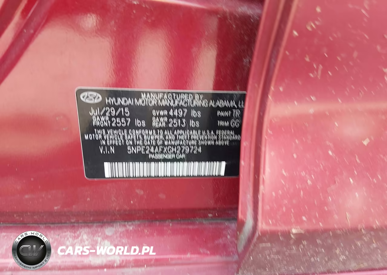 2016 Hyundai Sonata 2.4L Se VIN:5NPE24AFXGH279724 - 9