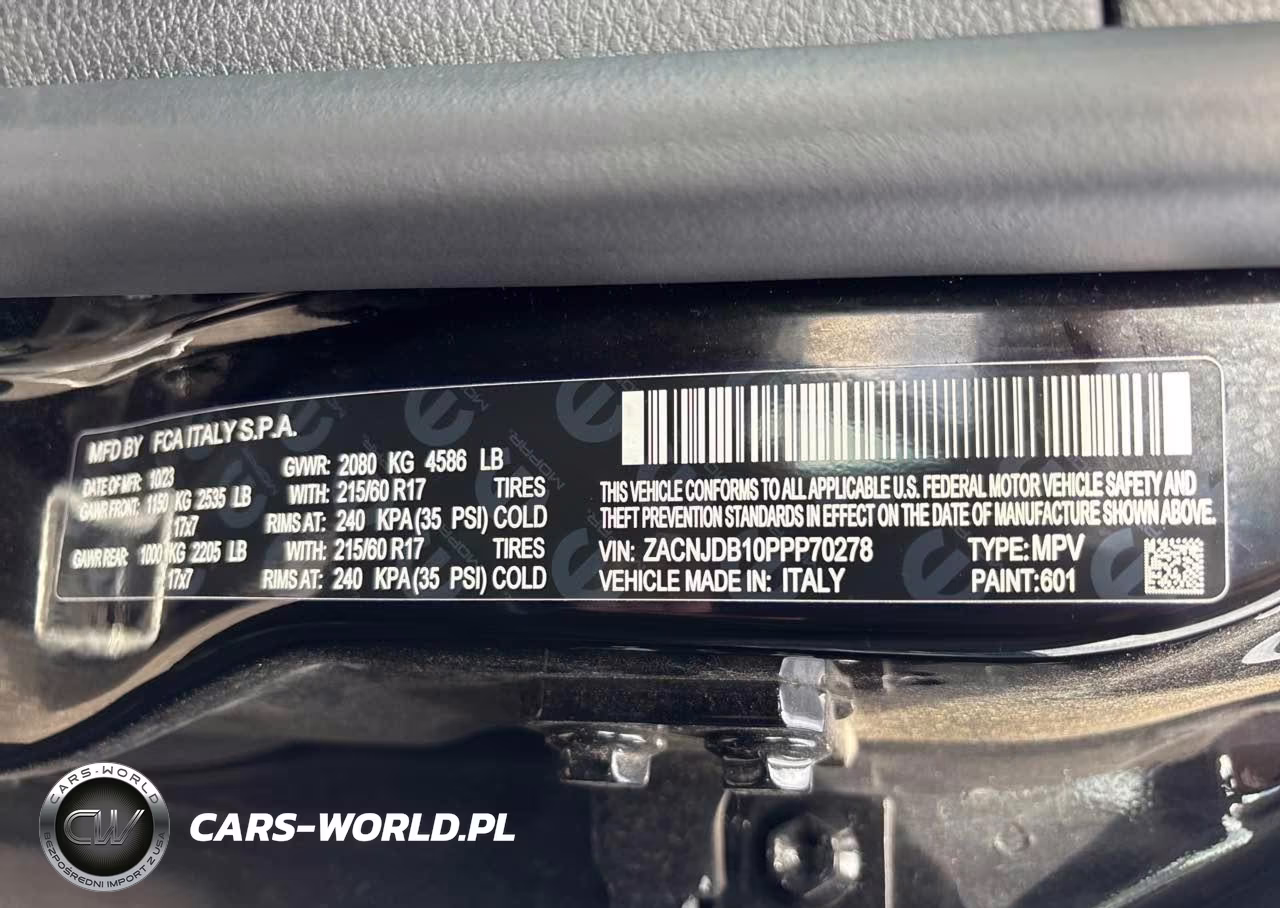 2023 Jeep Renegade Latitude VIN:ZACNJDB10PPP70278 - 9