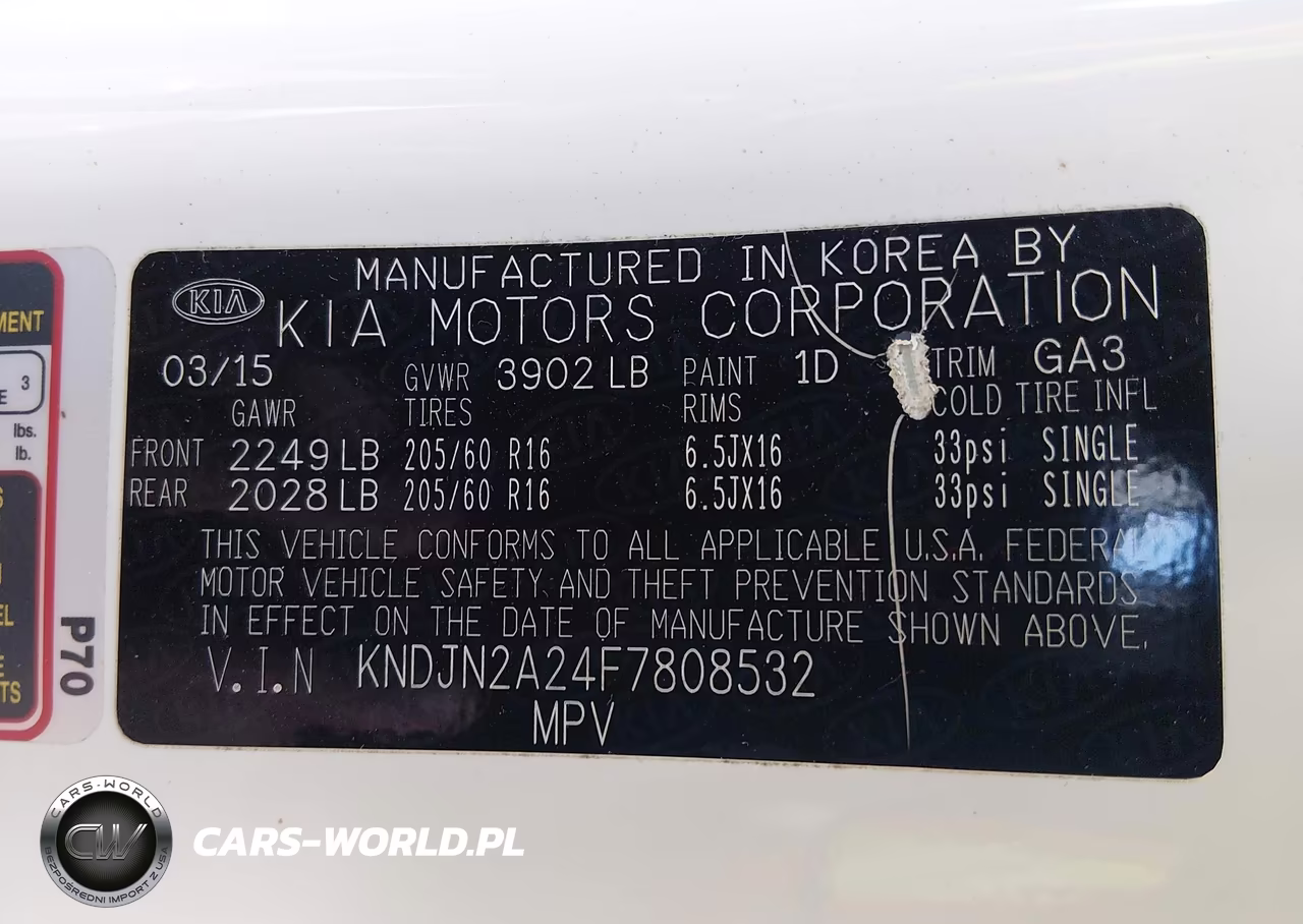 2015 Kia Soul VIN:KNDJN2A24F7808532 - 9