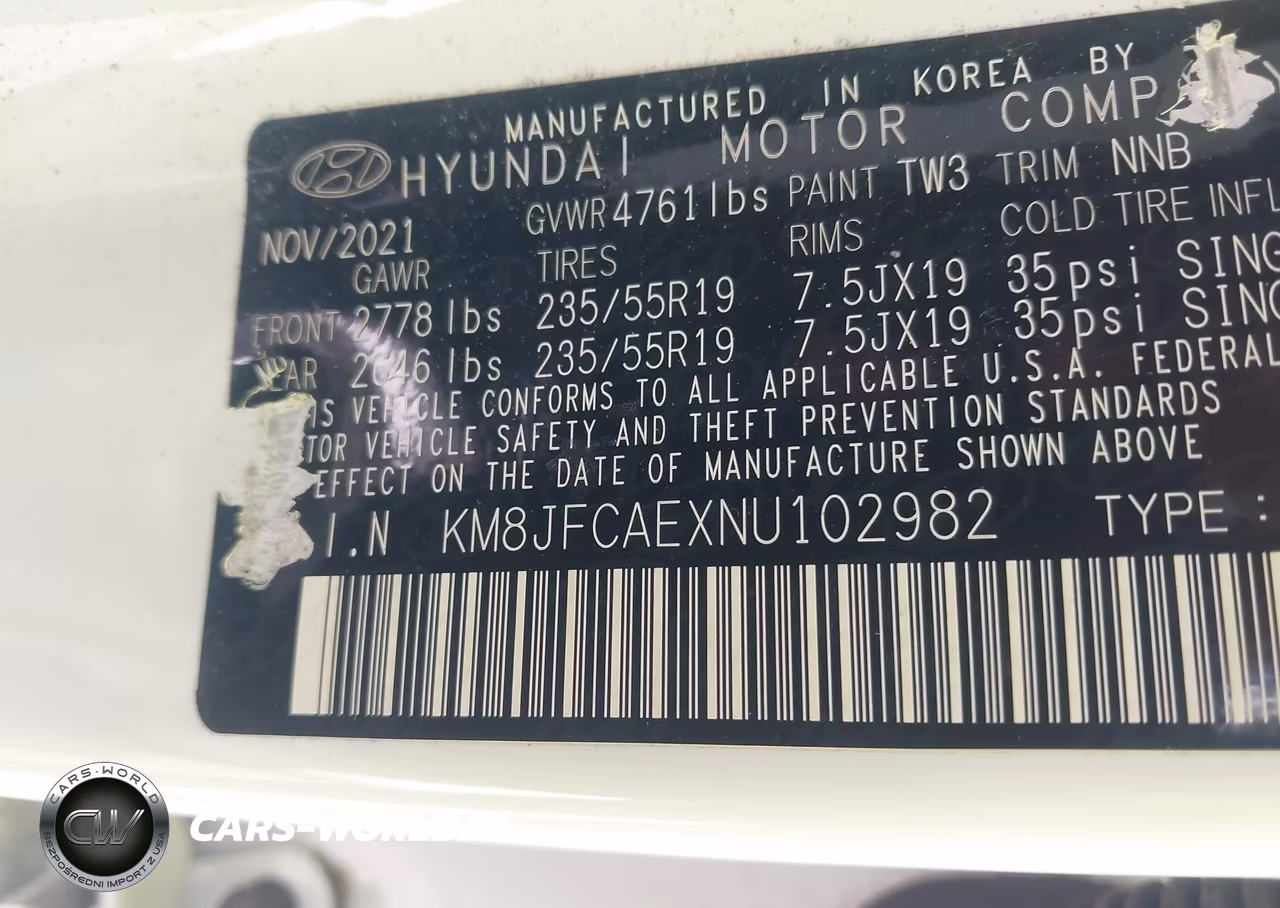 2022 Hyundai Tucson N Line VIN:KM8JFCAEXNU102982 - 9