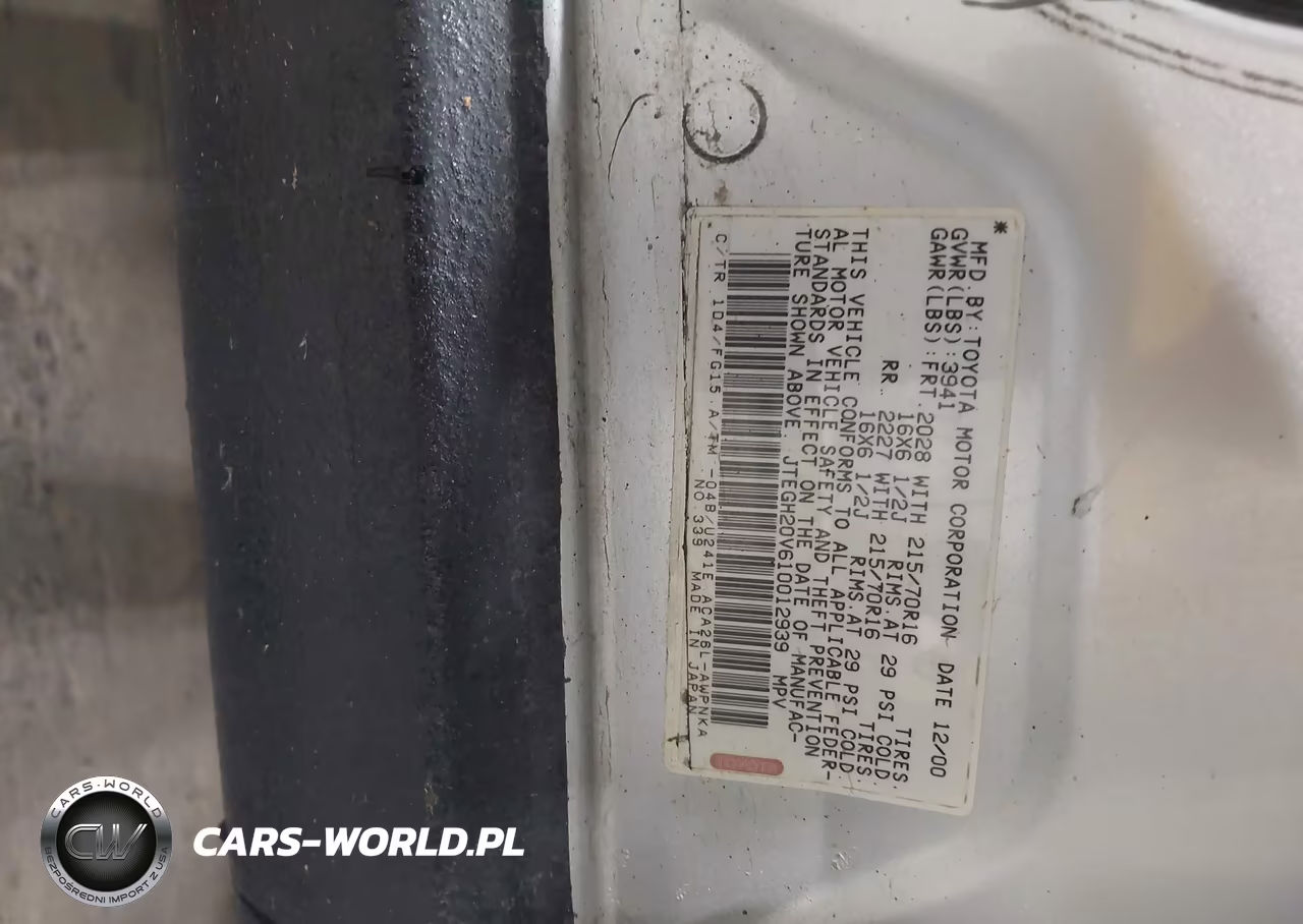 2001 Toyota Rav4 VIN:JTEGH20V610012939 - 9