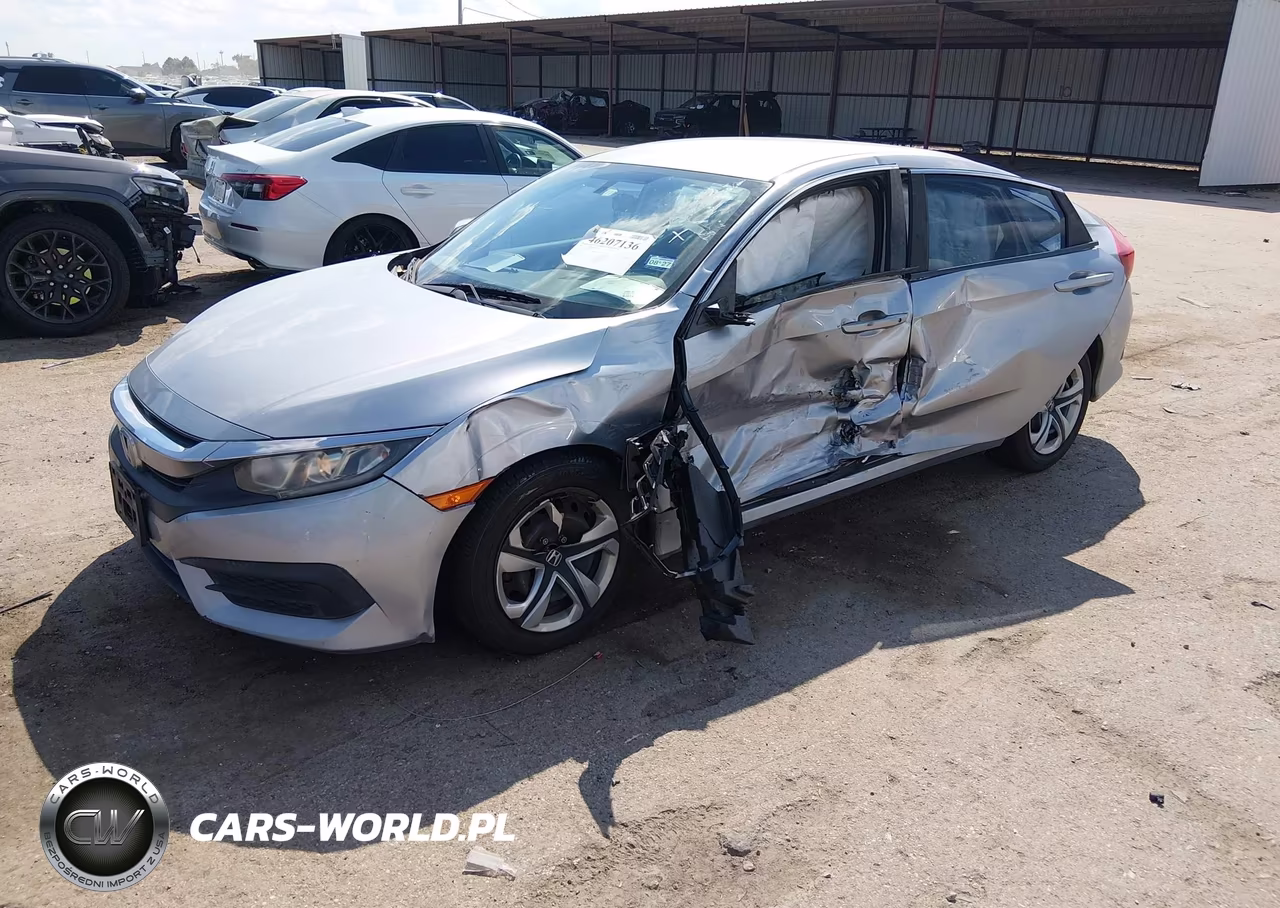 2017 Honda Civic Lx VIN:19XFC2F51HE057620 - 2