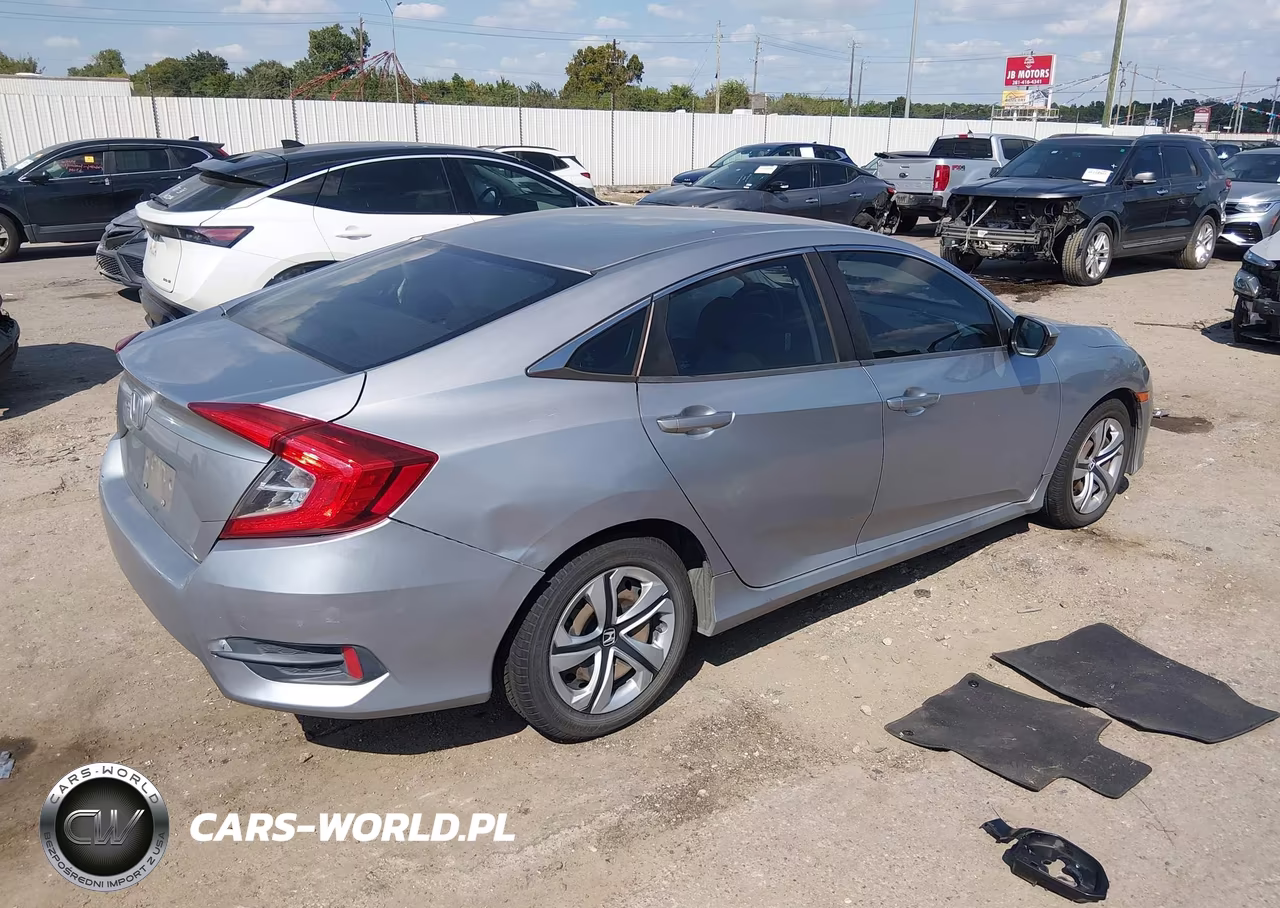 2017 Honda Civic Lx VIN:19XFC2F51HE057620 - 4
