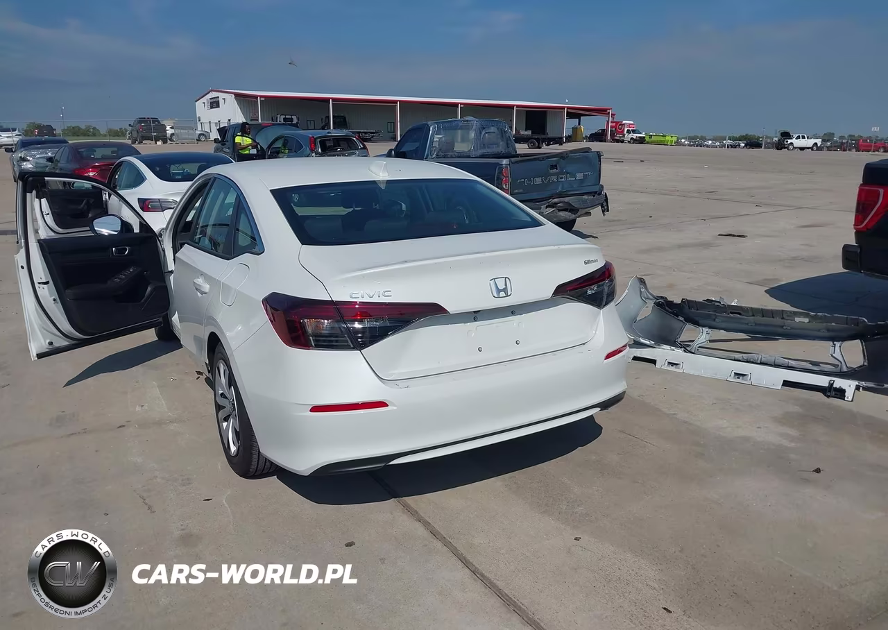 2026 Honda Civic Lx VIN:2HGFE2F25TH602569 - 3