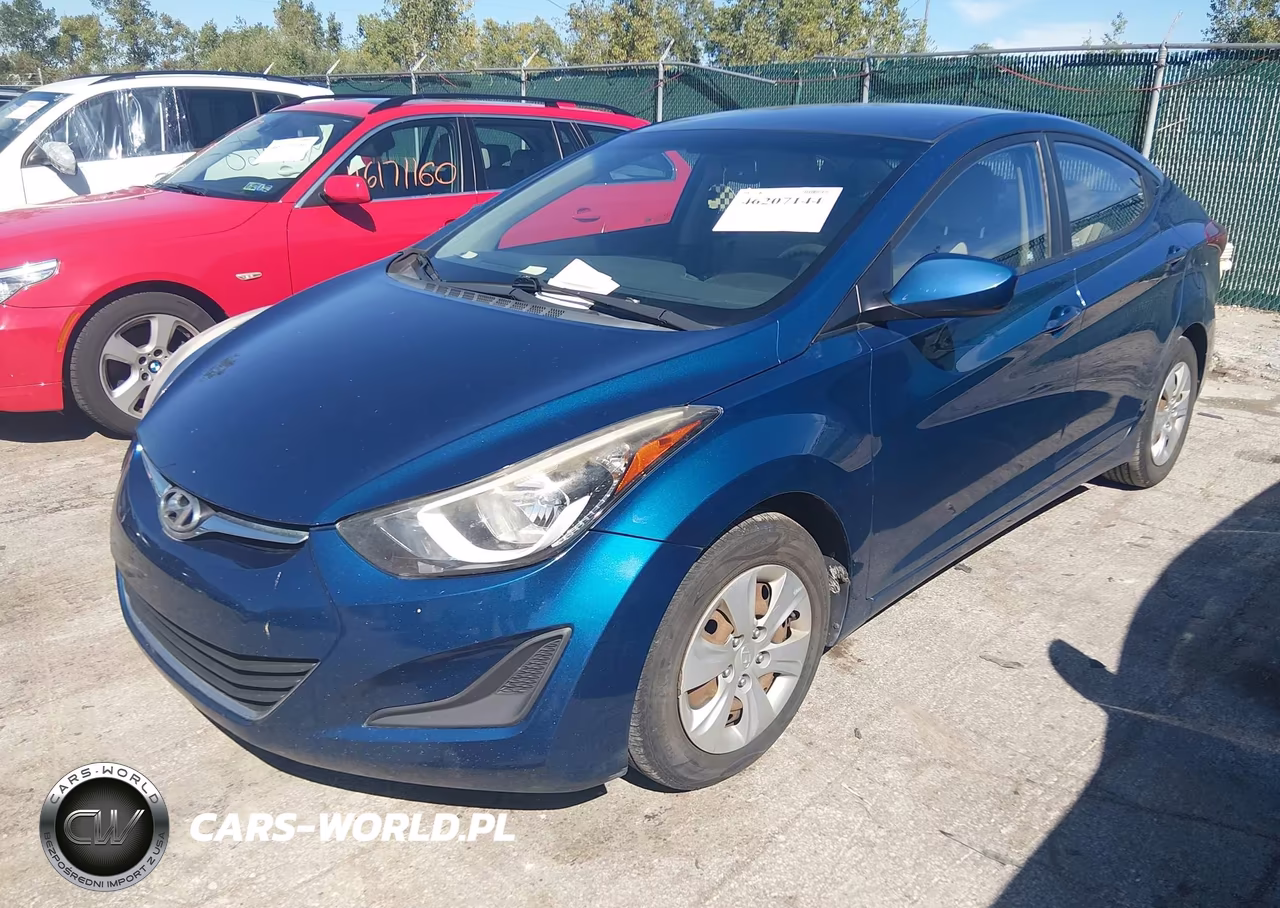 2016 Hyundai Elantra Se VIN:KMHDH4AEXGU599368 - 2