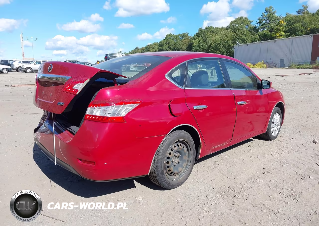 2013 Nissan Sentra S VIN:3N1AB7AP2DL767704 - 4