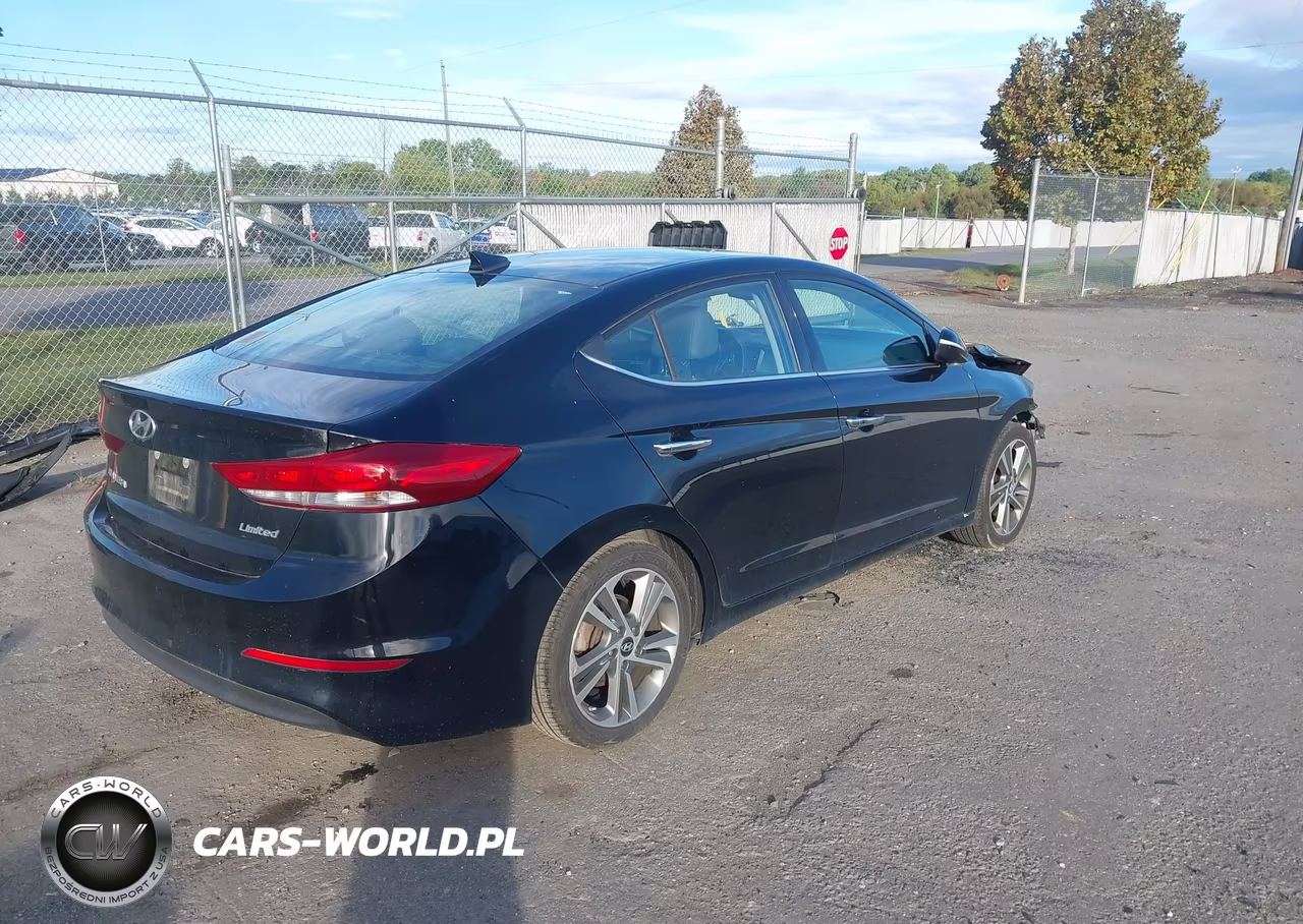 2017 Hyundai Elantra Limited VIN:5NPD84LF0HH130599 - 4