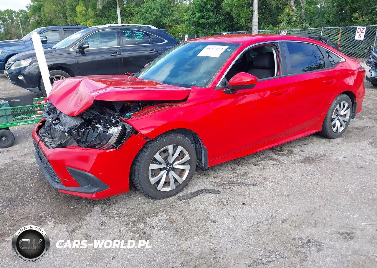 2022 Honda Civic Lx VIN:2HGFE2F21NH509129 - 2