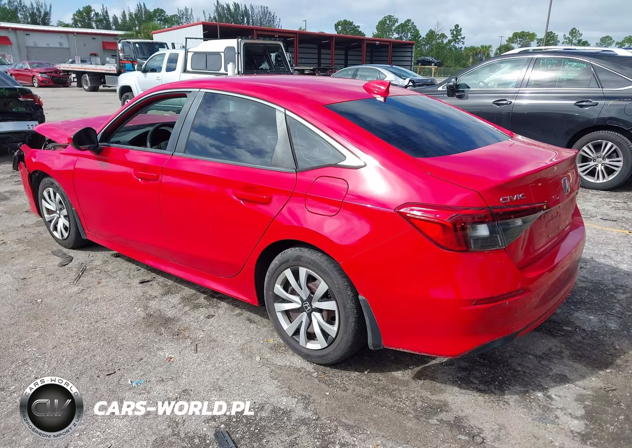 2022 Honda Civic Lx VIN:2HGFE2F21NH509129 - 3