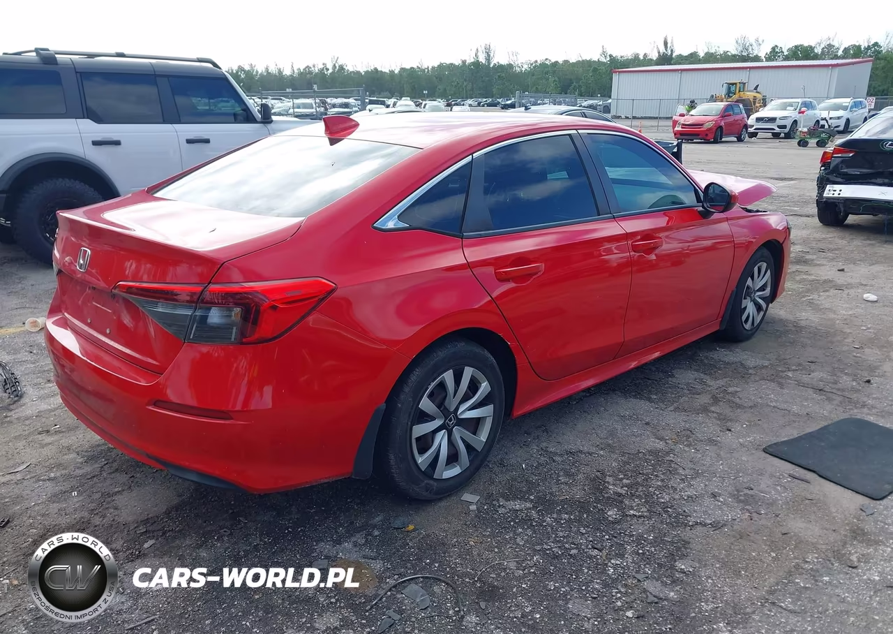 2022 Honda Civic Lx VIN:2HGFE2F21NH509129 - 4