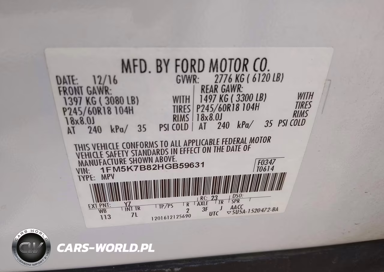 2017 Ford Explorer VIN:1FM5K7B82HGB59631 - 9