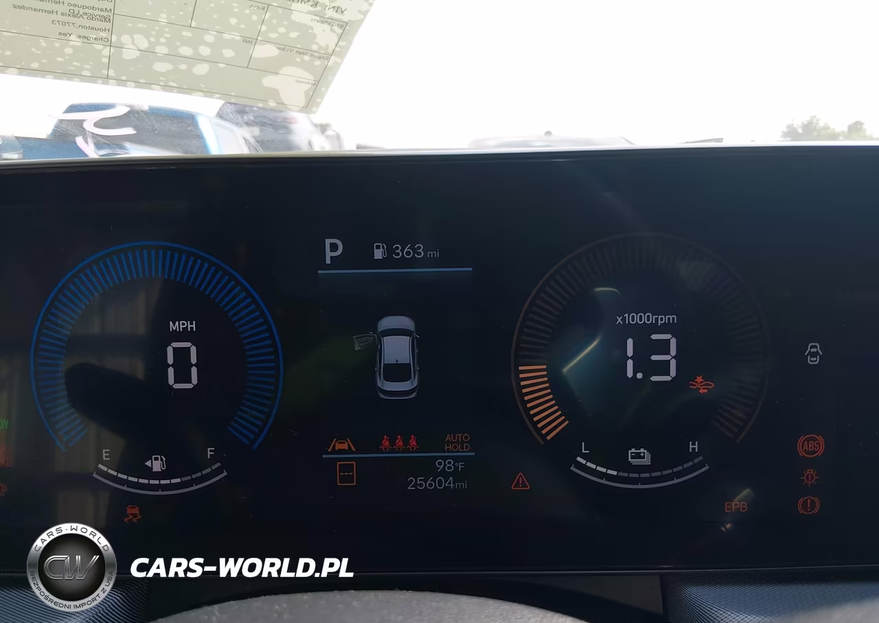 2026 Hyundai Sonata Hybrid Blue VIN:KMHL24JJXTA146051 - 7