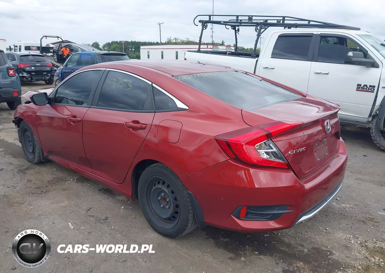 2020 Honda Civic Lx VIN:2HGFC2F61LH600990 - 3