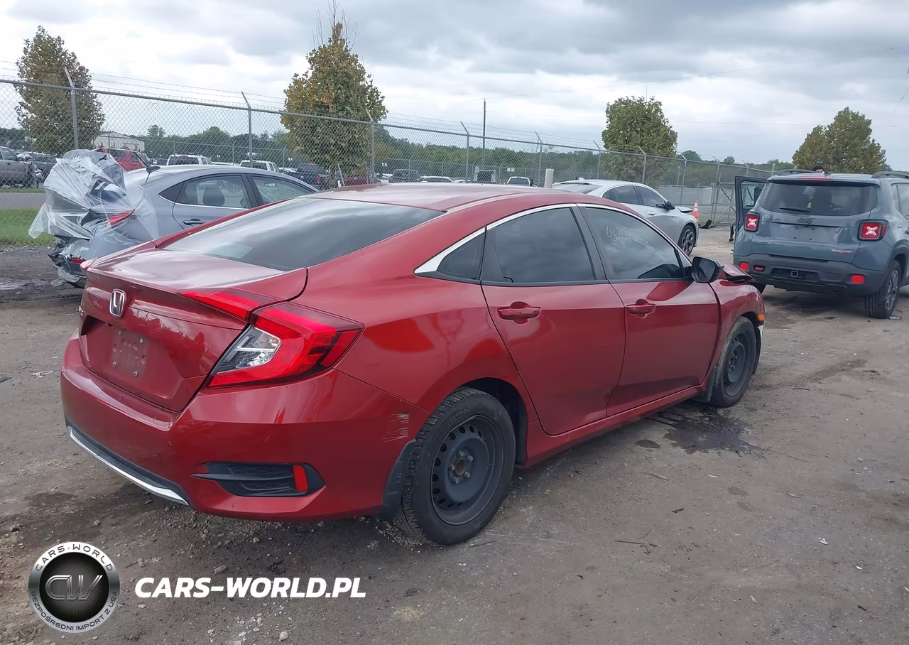 2020 Honda Civic Lx VIN:2HGFC2F61LH600990 - 4