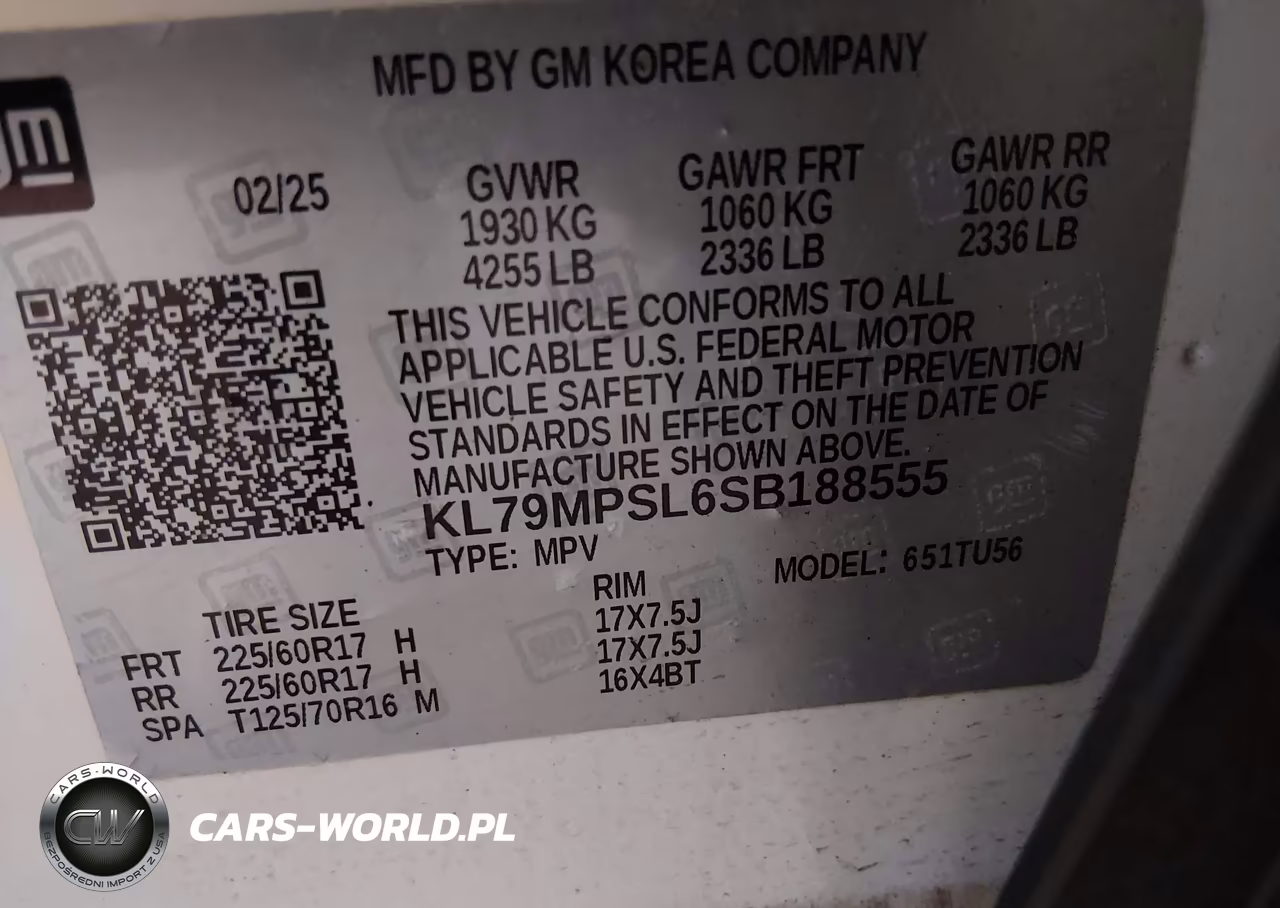 2025 Chevrolet Trailblazer Fwd Lt VIN:KL79MPSL6SB188555 - 9