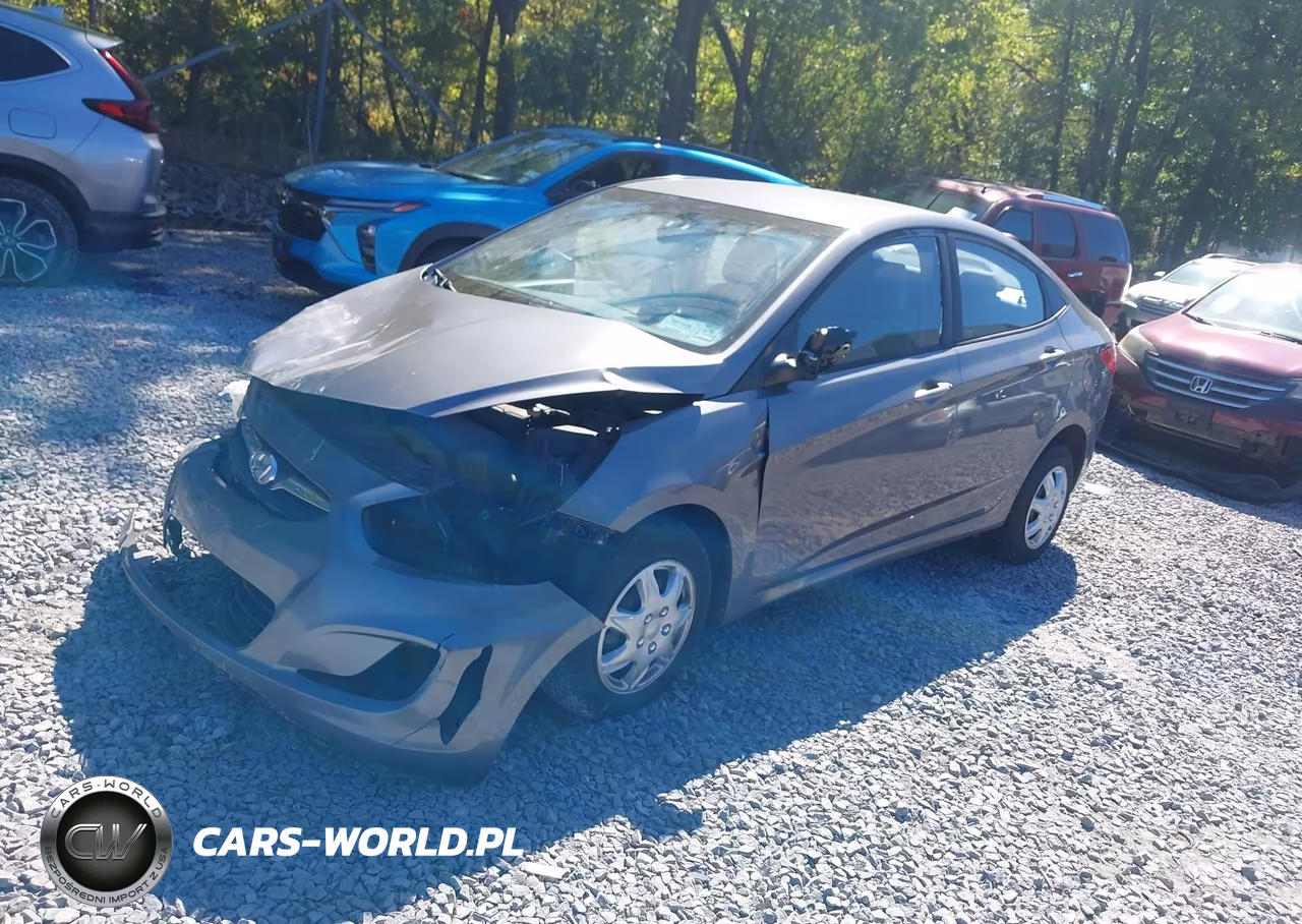 2013 Hyundai Accent Gls VIN:KMHCT4AE3DU488845 - 2
