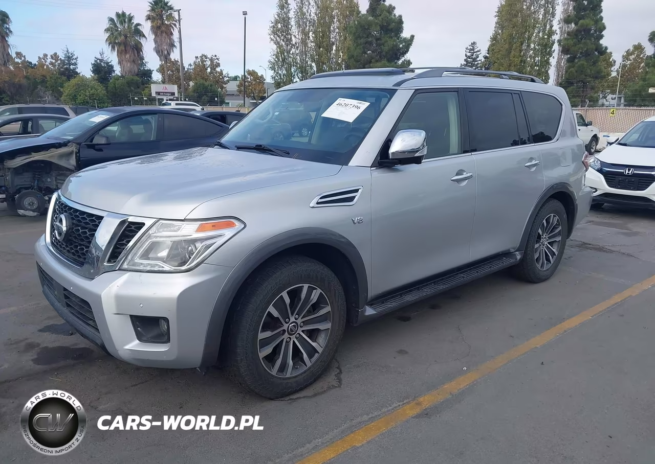 2019 Nissan Armada Sl VIN:JN8AY2NC6K9588758 - 2