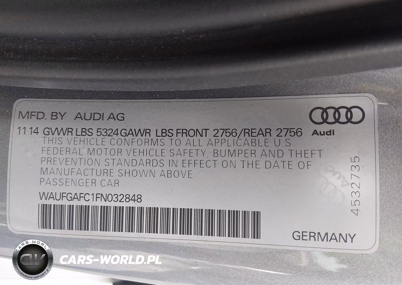 2015 Audi A6 3.0T Premium Plus VIN:WAUFGAFC1FN032848 - 9