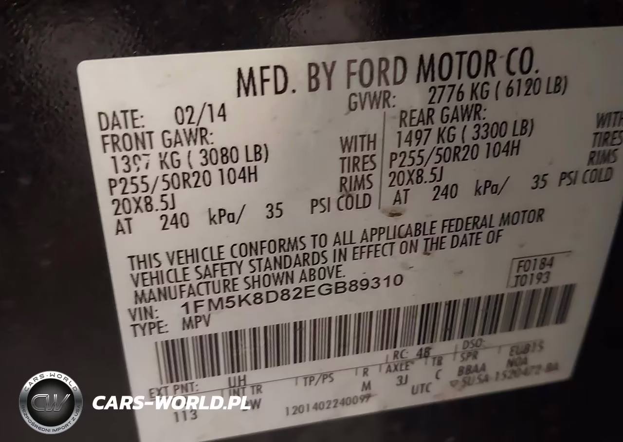 2014 Ford Explorer Xlt VIN:1FM5K8D82EGB89310 - 9