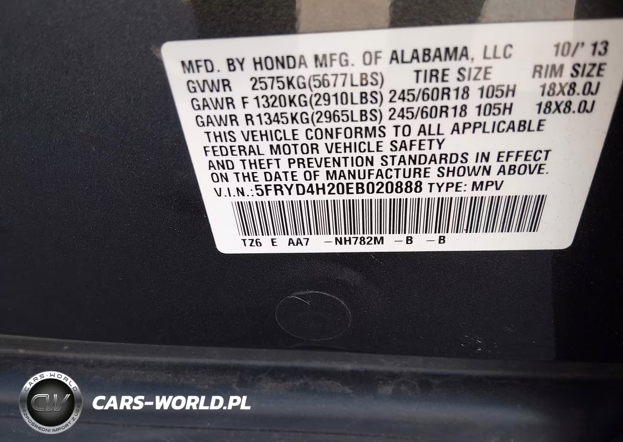2014 Acura Mdx 3.5L (A6) VIN:5FRYD4H20EB020888 - 9