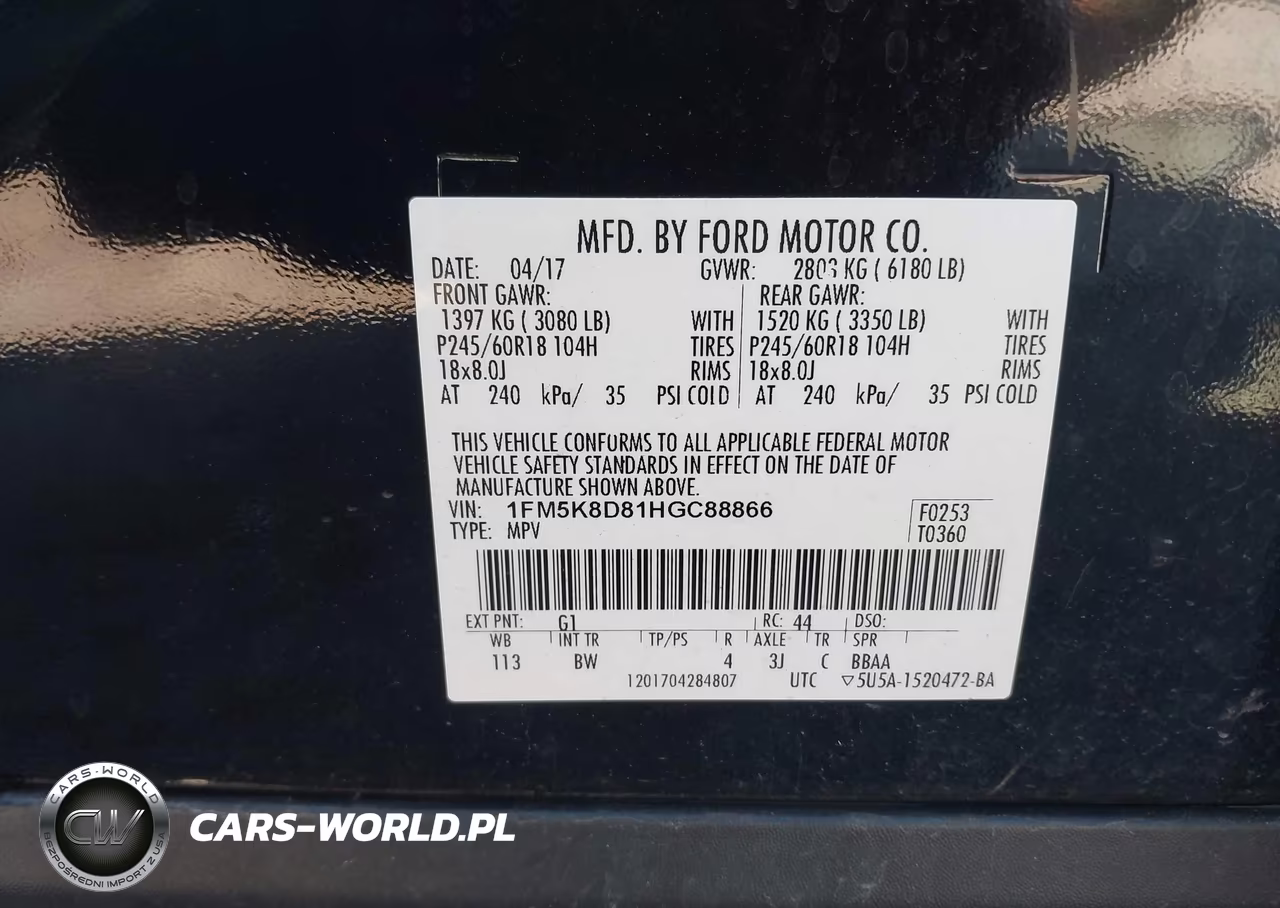 2017 Ford Explorer Xlt VIN:1FM5K8D81HGC88866 - 9