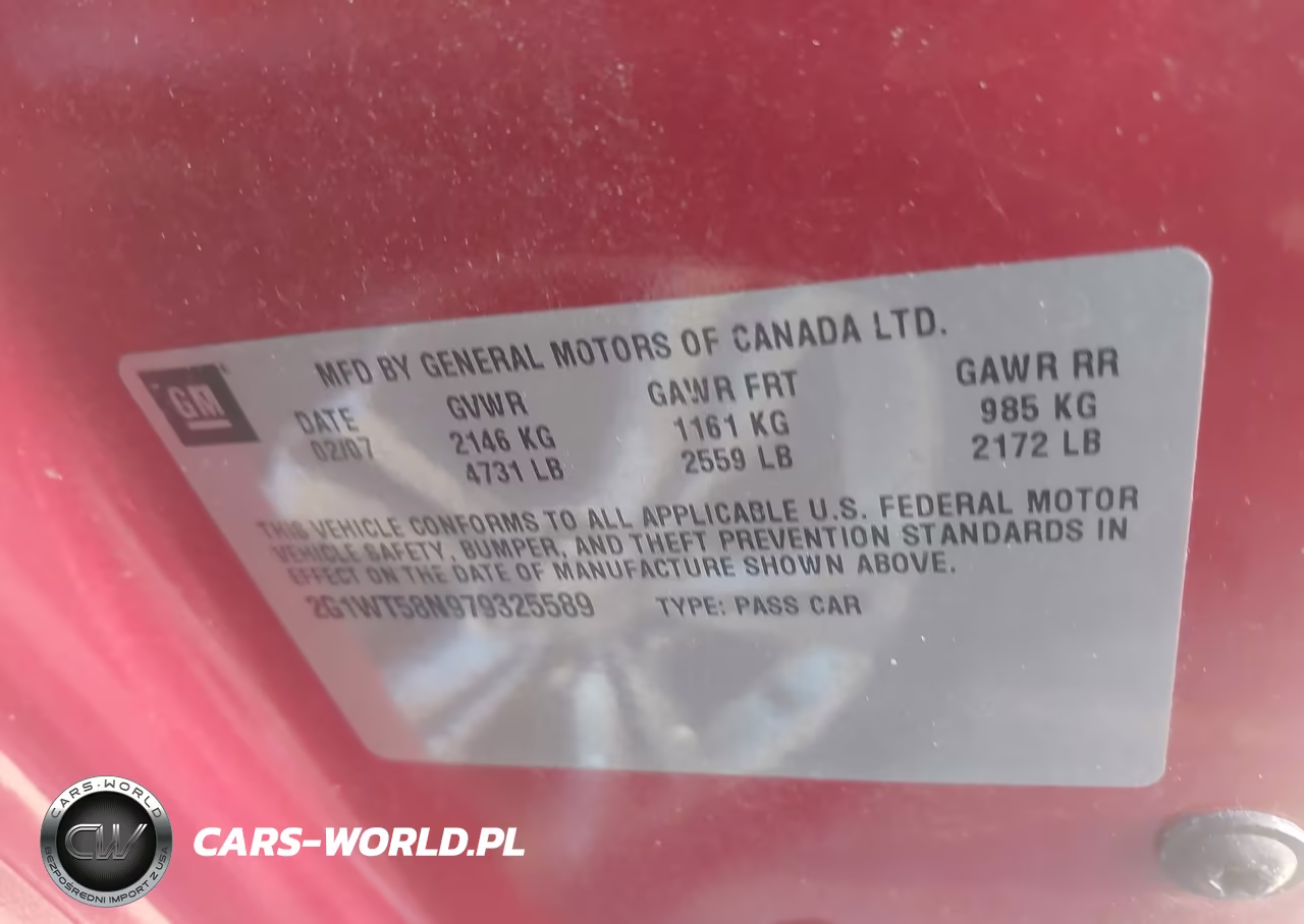2007 Chevrolet Impala Lt VIN:2G1WT58N979325589 - 9