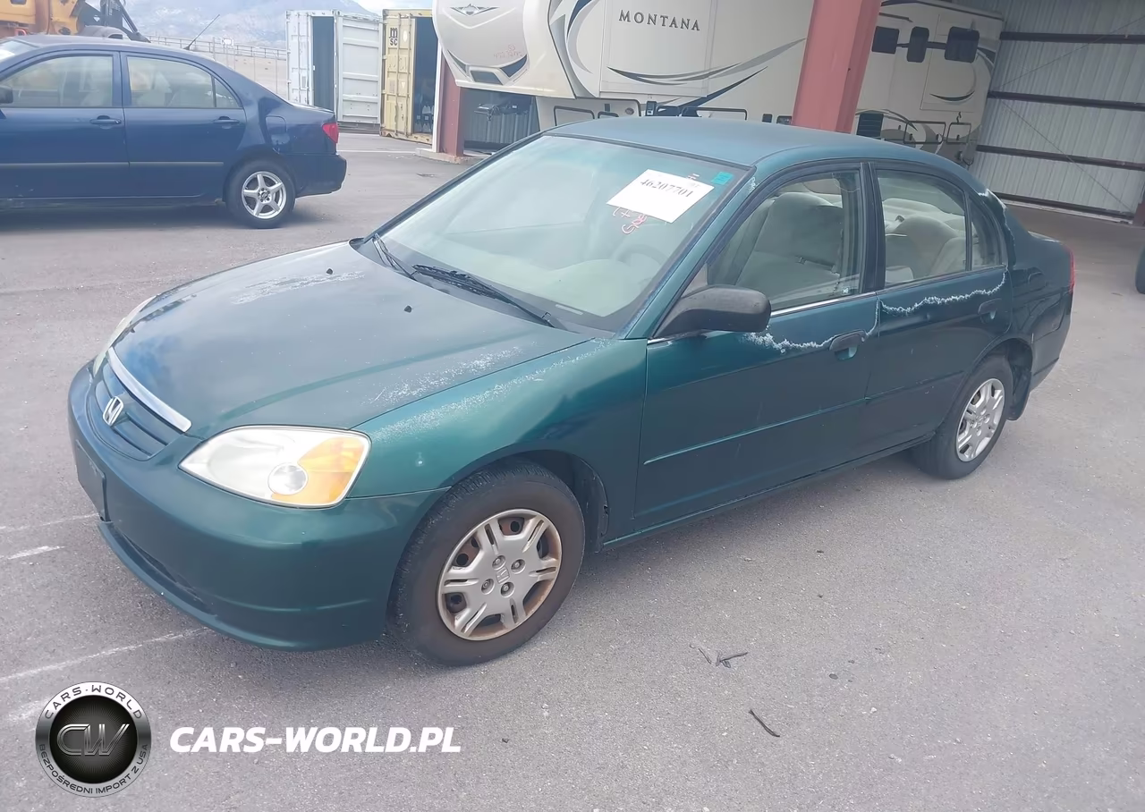2001 Honda Civic Lx VIN:2HGES16551H589490 - 2