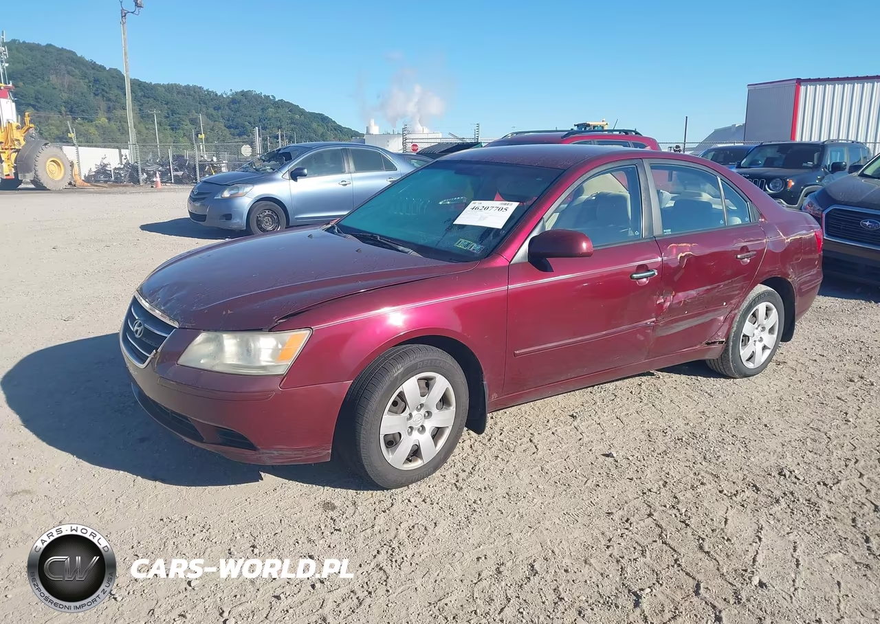2009 Hyundai Sonata Gls VIN:5NPET46C19H562589 - 2