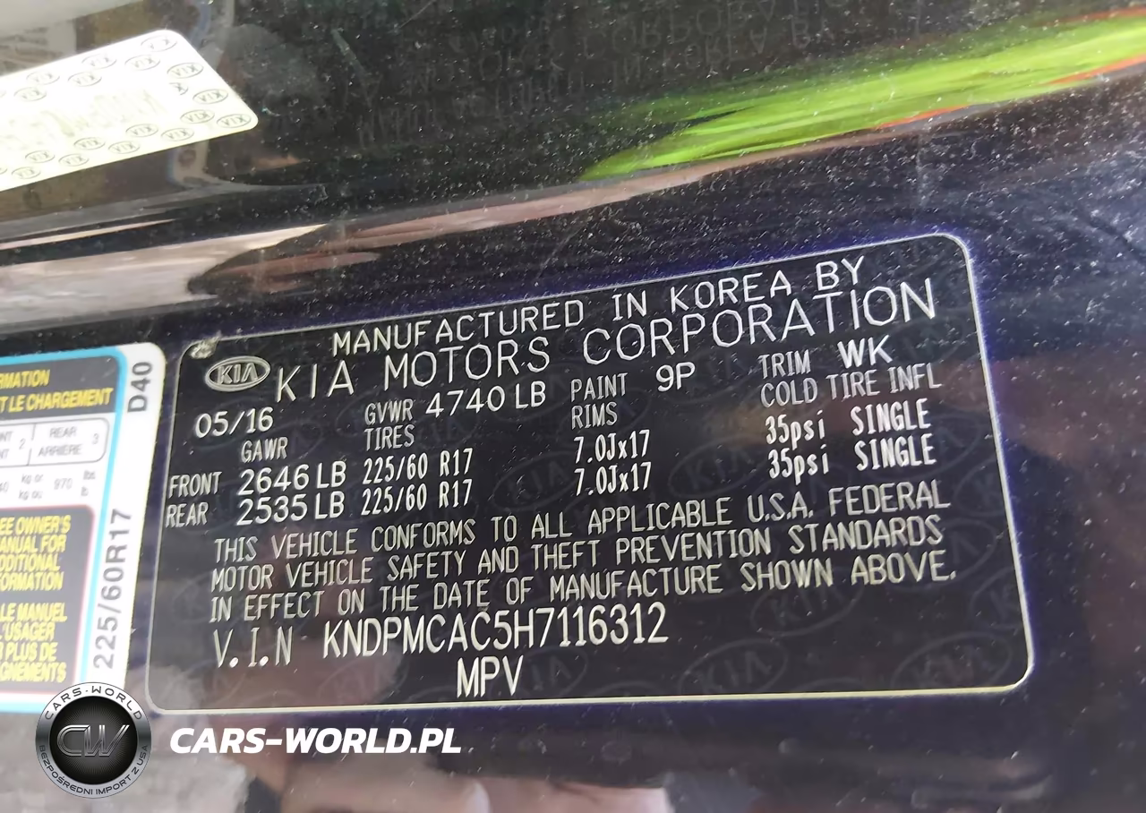 2017 Kia Sportage Lx VIN:KNDPMCAC5H7116312 - 9