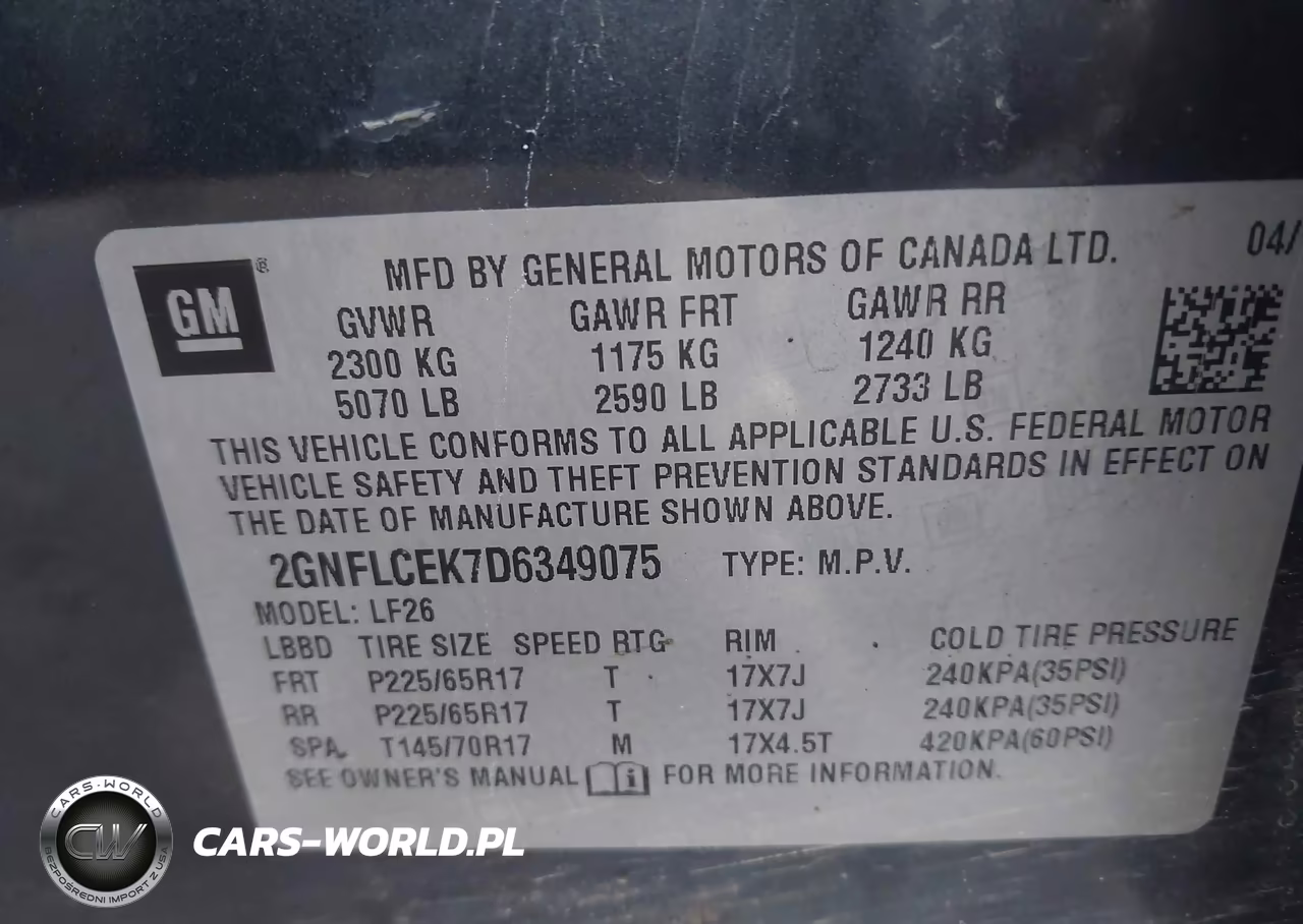 2013 Chevrolet Equinox Ls VIN:2GNFLCEK7D6349075 - 9