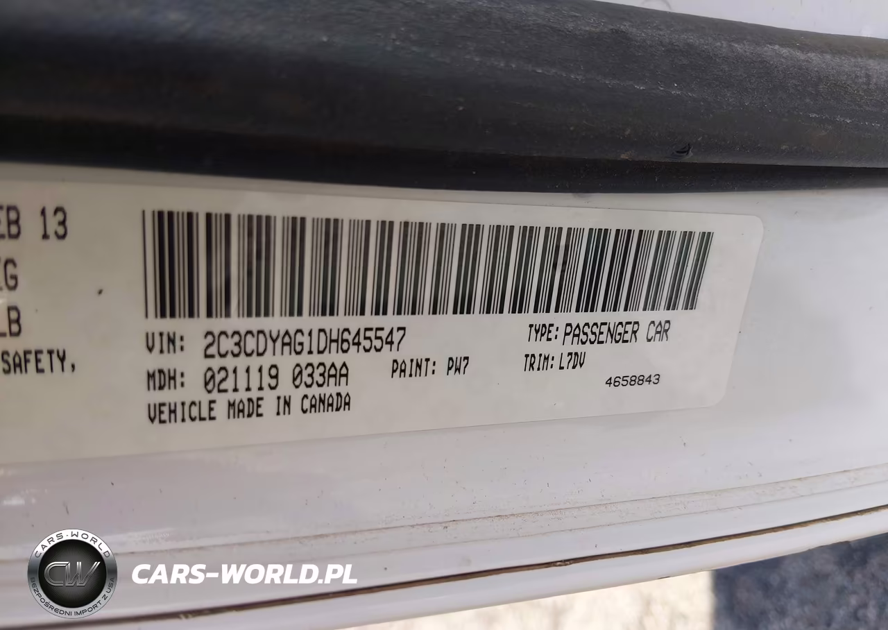 2013 Dodge Challenger Sxt VIN:2C3CDYAG1DH645547 - 9