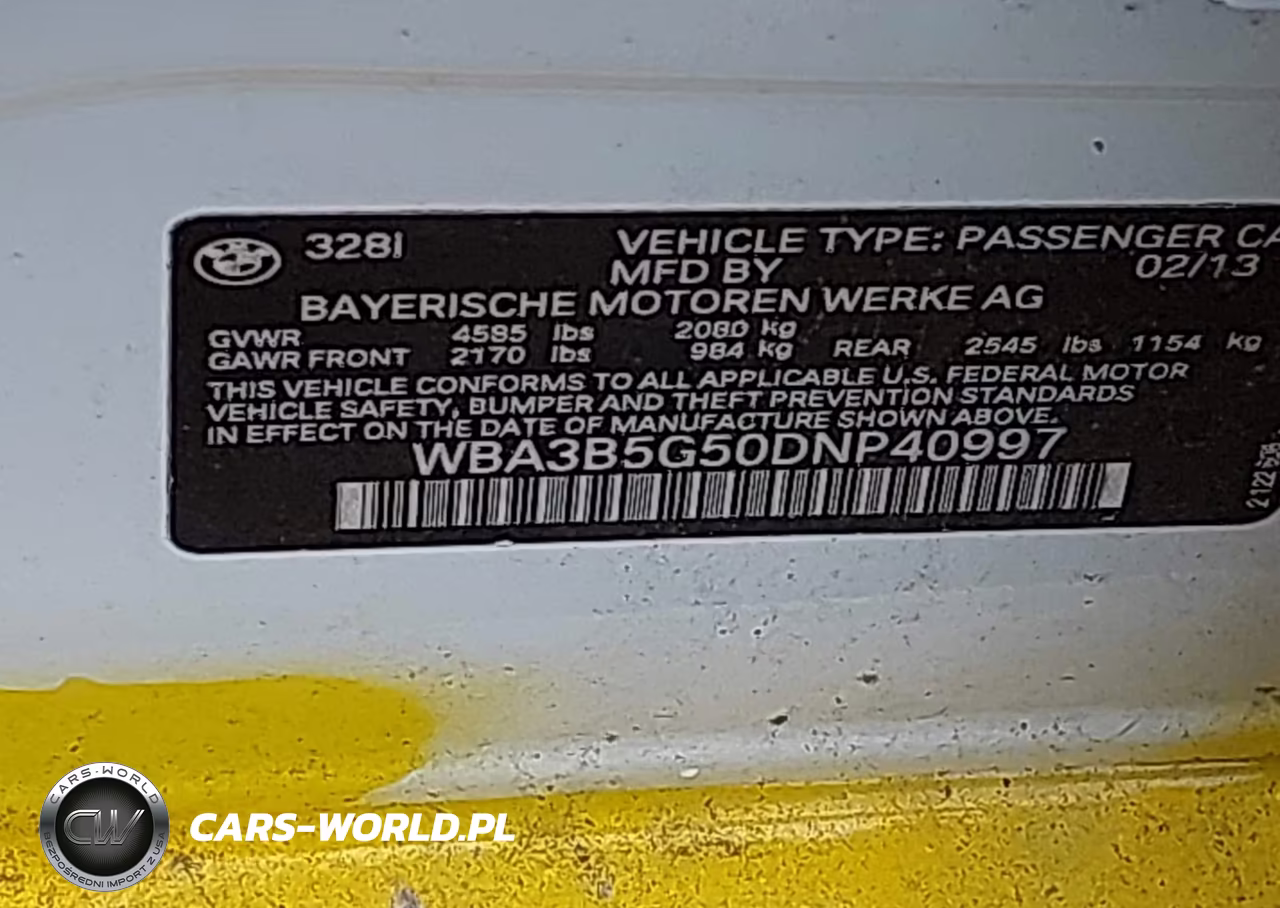 2013 BMW 328I xDrive VIN:WBA3B5G50DNP40997 - 9