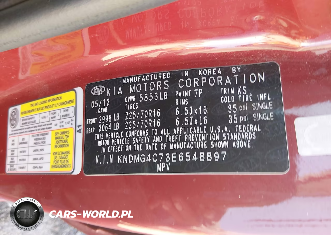 2014 Kia Sedona Lx VIN:KNDMG4C73E6548897 - 9