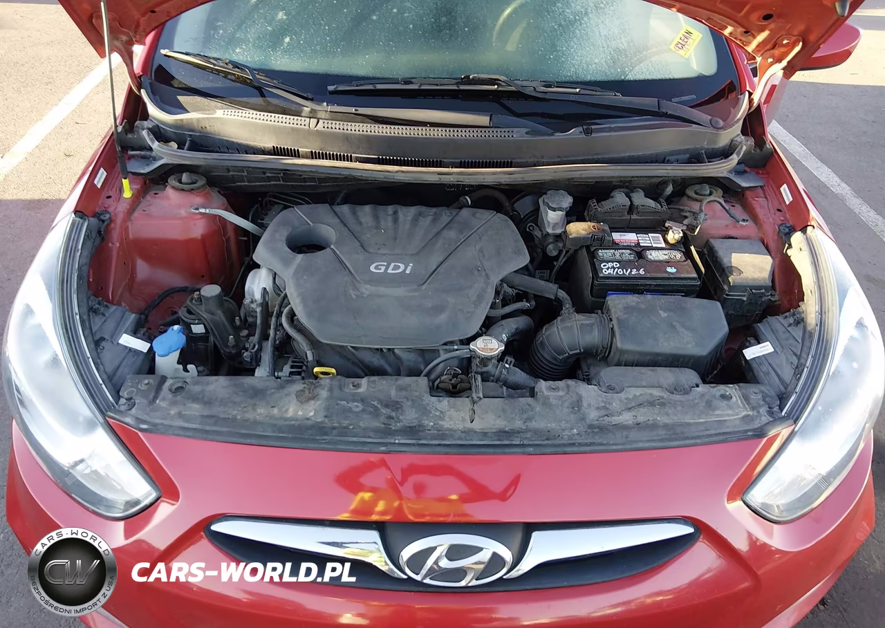 2012 Hyundai Accent Gls VIN:KMHCU4AE5CU187912 - 10