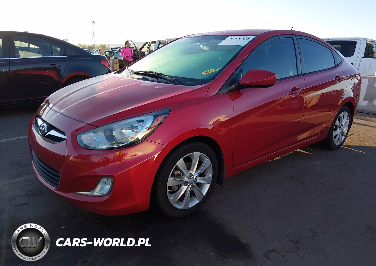 2012 Hyundai Accent Gls VIN:KMHCU4AE5CU187912 - 2