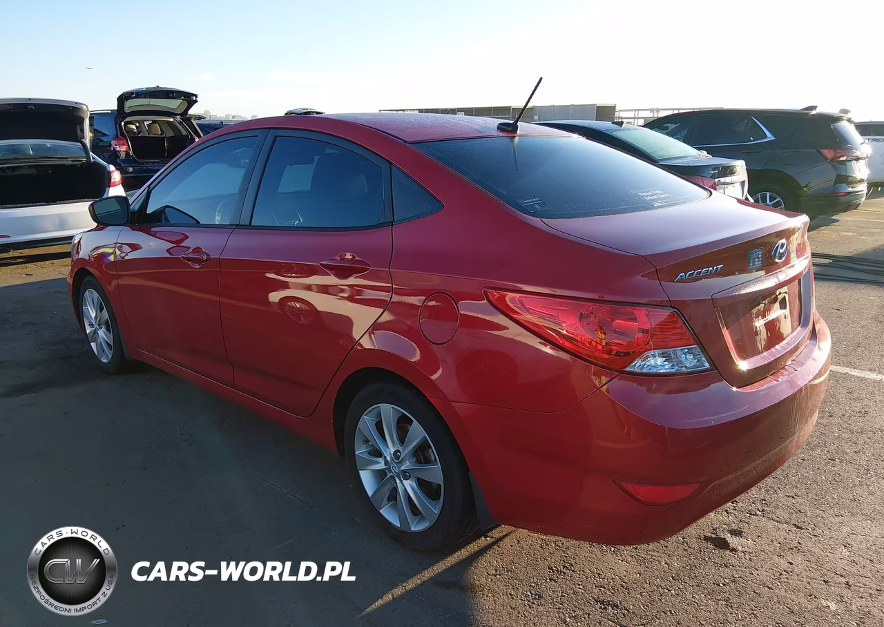 2012 Hyundai Accent Gls VIN:KMHCU4AE5CU187912 - 3