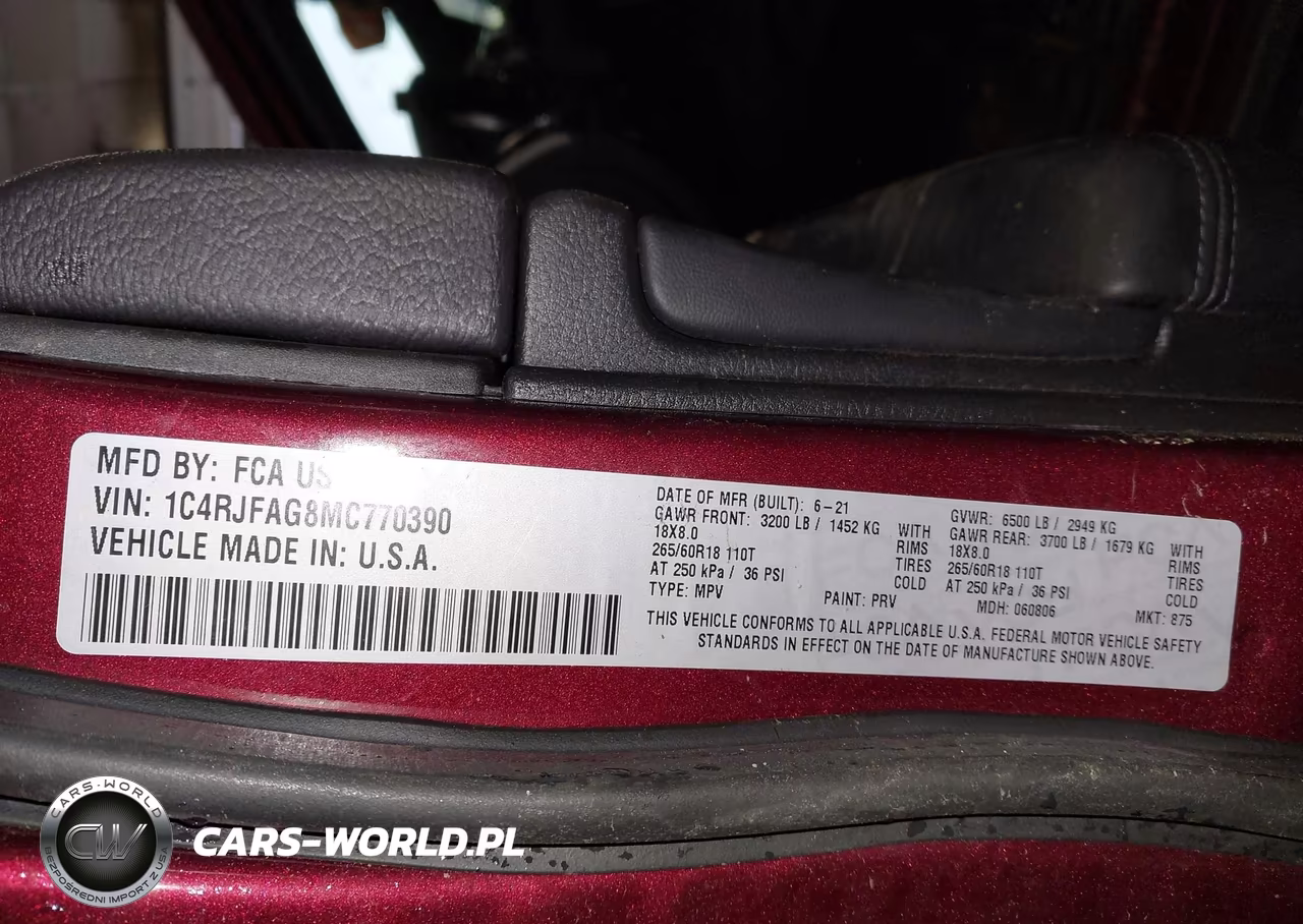 2021 Jeep Grand Cherokee Laredo E 4X4 VIN:1C4RJFAG8MC770390 - 9