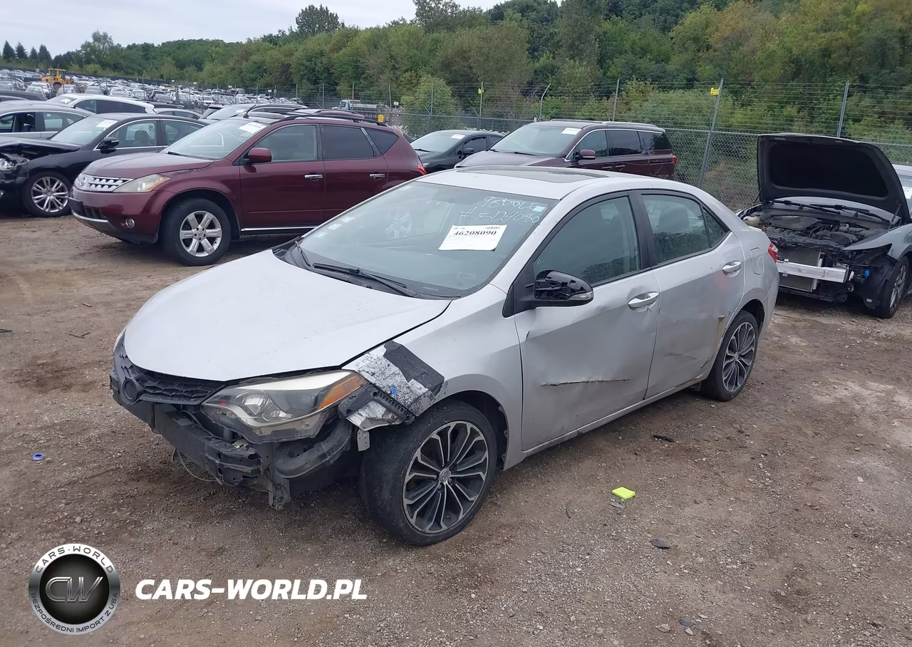 2015 Toyota Corolla S Plus VIN:2T1BURHE5FC378878 - 2