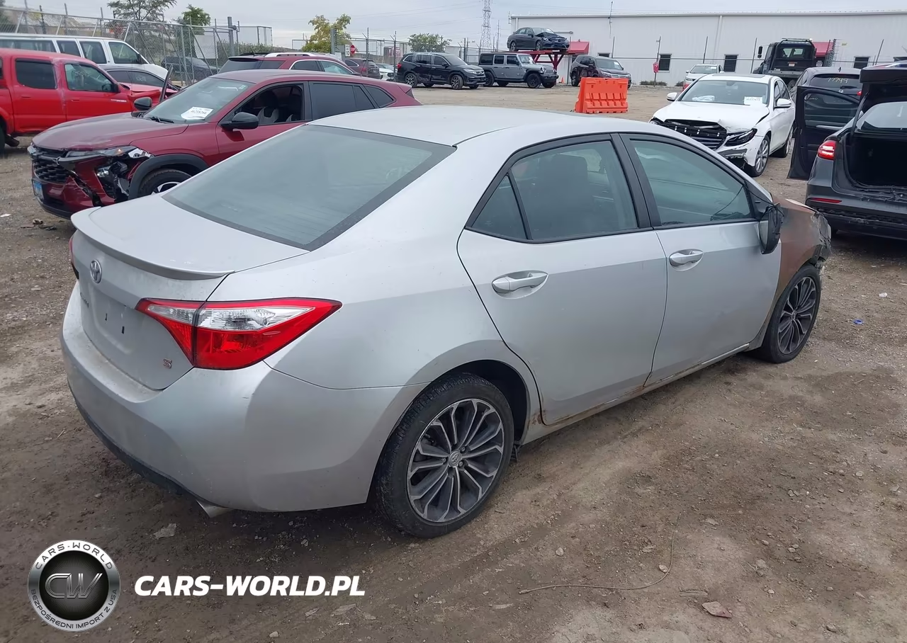 2015 Toyota Corolla S Plus VIN:2T1BURHE5FC378878 - 4