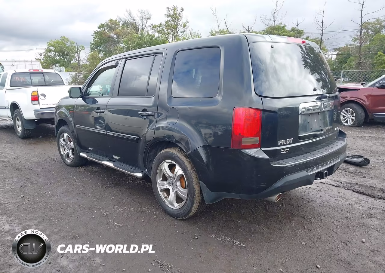 2012 Honda Pilot Ex-L VIN:5FNYF4H58CB024674 - 3