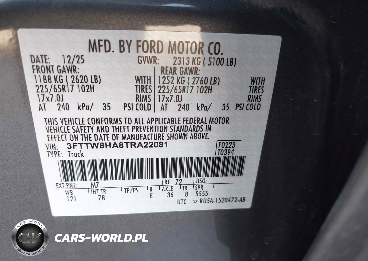 2026 Ford Maverick Xlt VIN:3FTTW8HA8TRA22081 - 9
