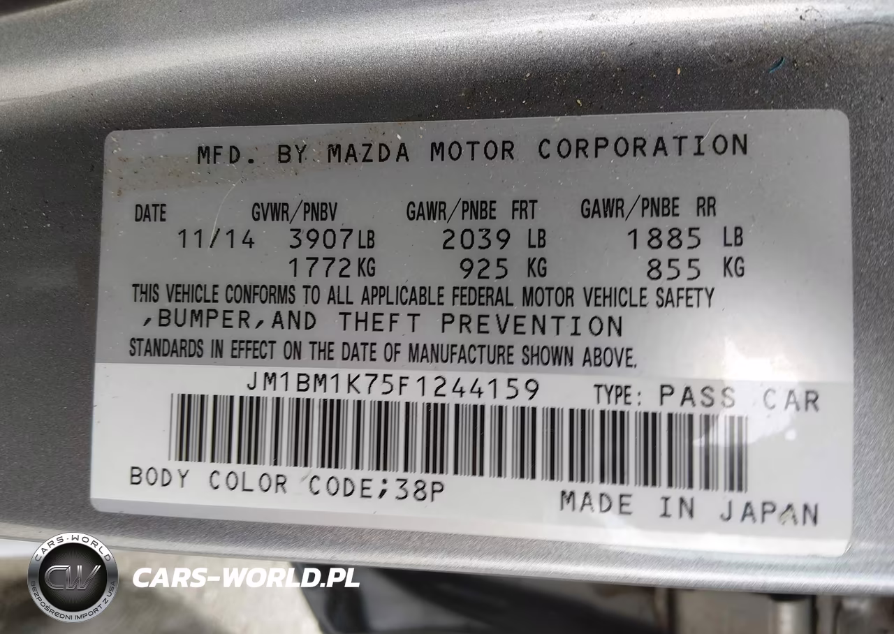 2015 Mazda Mazda3 I Sport VIN:JM1BM1K75F1244159 - 17
