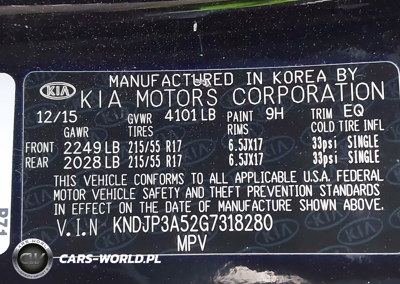 2016 Kia Soul + VIN:KNDJP3A52G7318280 - 9