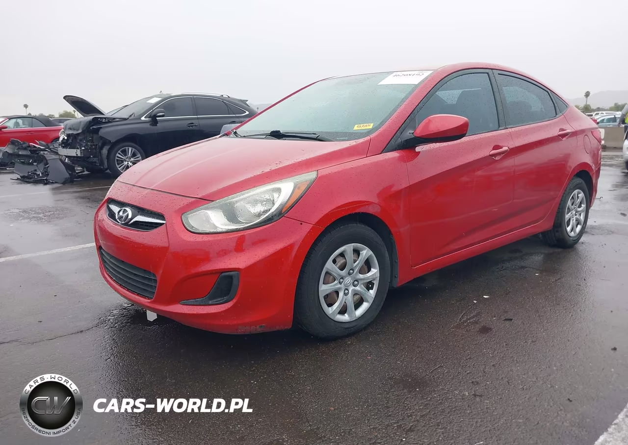 2013 Hyundai Accent Gls VIN:KMHCT4AE8DU522570 - 2