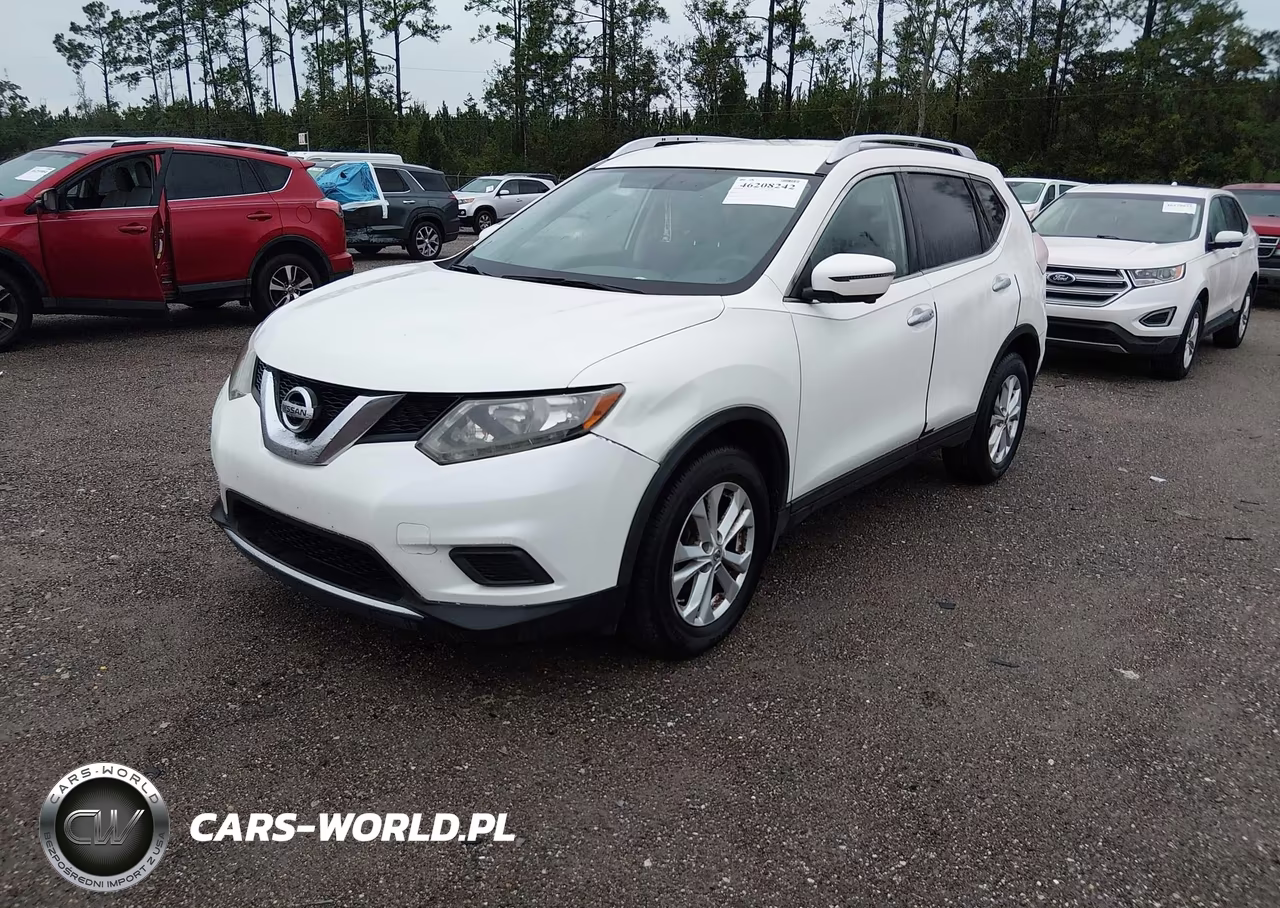 2016 Nissan Rogue Sv VIN:KNMAT2MT4GP616099 - 2