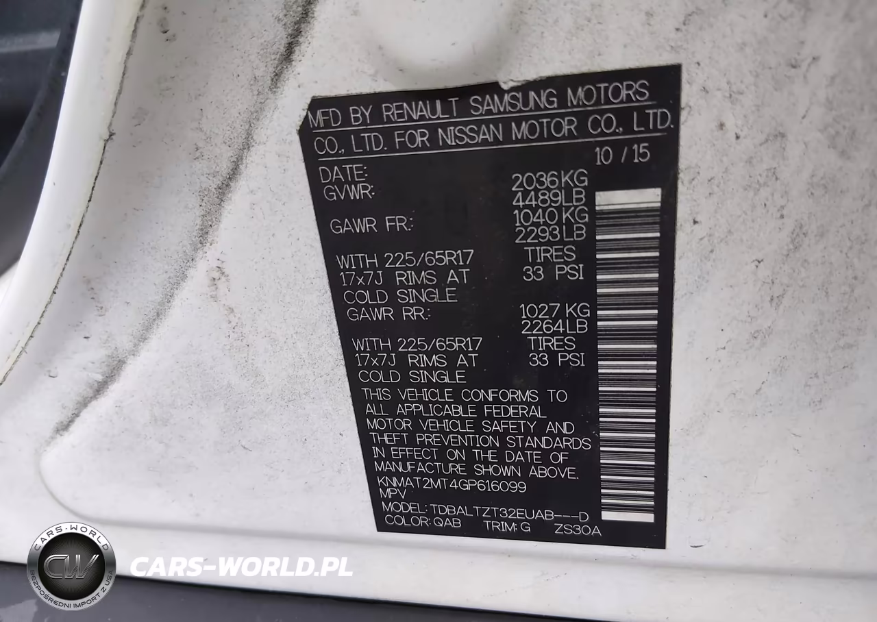 2016 Nissan Rogue Sv VIN:KNMAT2MT4GP616099 - 9