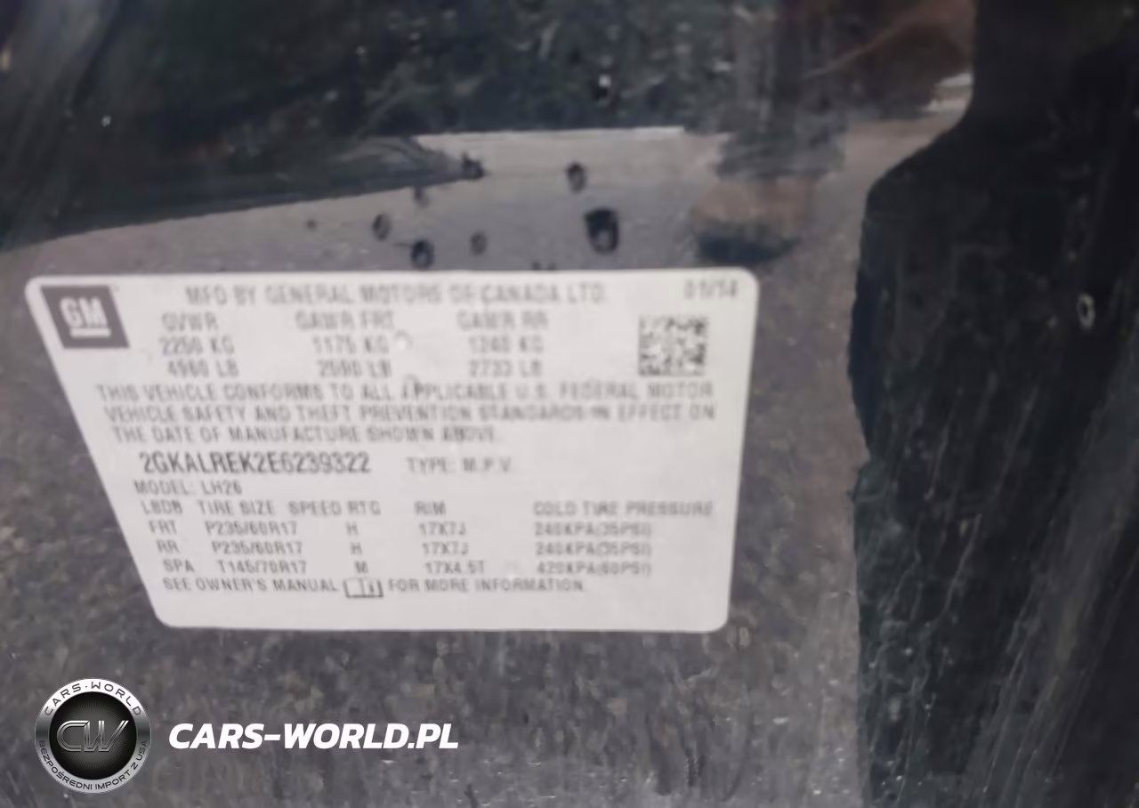 2014 GMC Terrain Sle VIN:2GKALREK2E6239322 - 9